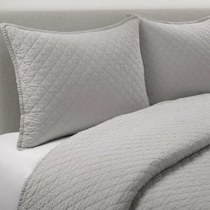 Belgian Flax Prewashed Linen Rich Cotton Blend 3 Piece Quilt Set King/Cal Kin... - Picture 1 of 4