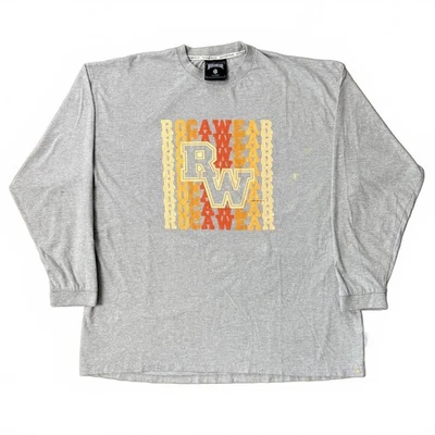 Vintage Rocawear Manga Larga Caja Logo Estampado Manga Larga XXL Foto 1 de 4