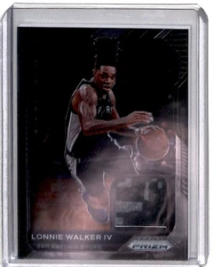 2020-21 Panini Prizm Sensational Swatches Lonnie Walker IV Jersey 2 colors San - Picture 1 of 2