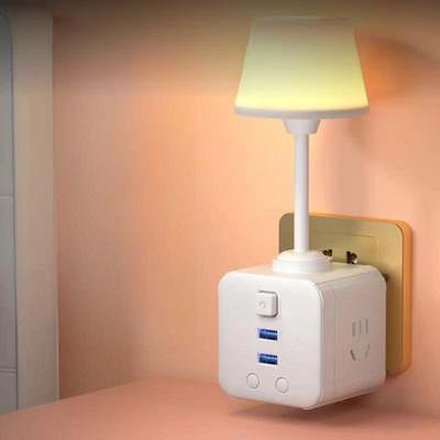 Multifunctional LED Night Light with Charging Port - Image 1 of 4
