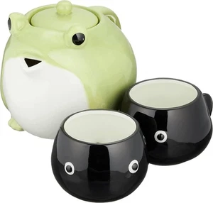 Sunart SAN3293 Cute Tableware Teapot & Tea Cup Set, Frog Parent and Child, 20... - Picture 1 of 9