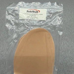 NEW SoleTech Men's Dual Density Diabetic Insoles Size X-Large ( 11.5 - 13 ) - Picture 1 of 5