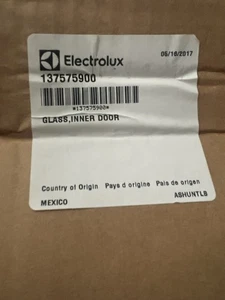 Frigidaire Dryer Inner Door Glass #137575900 *BRAND NEW OEM* - Picture 1 of 2