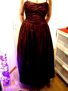 Vera Mont Abendkleid Brautkleid Ballkleid Tanzschule weinrot mit Stola Gr. 40 - Bild 1 von 12