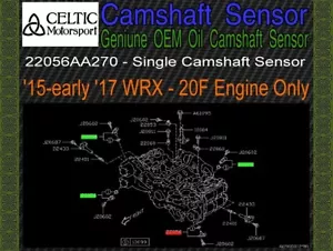 Genuine Subaru OEM Camshaft Sensor '15-early '17 WRX 20F & '13-early '17 BRZ 20D - Picture 1 of 1
