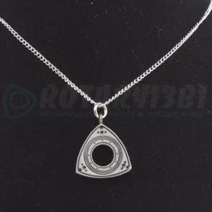 COLLAR COLGANTE ROTOR - PLATA SATINADA - DIJE MAZDA RX7 RX8 WANKEL 12A 13B - Imagen 1 de 3