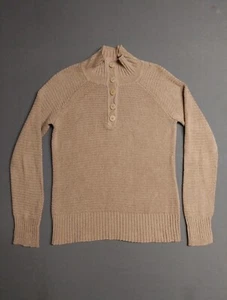 Suéter Pendleton Para Hombre Mediano Beige Marrón Algodón Rayón Nylon Texturizado Pullover - Imagen 1 de 9