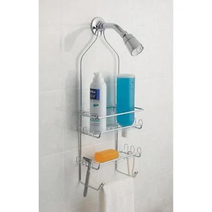 interDesign Milo Shower Caddy in Silver COLOR - Picture 1 of 2