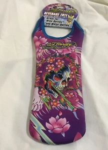 Bolso de Mano Ed Hardy Calavera Bebida por Christian Audigier, Nuevo Con Etiquetas Nuevo Con Etiquetas - Imagen 1 de 3