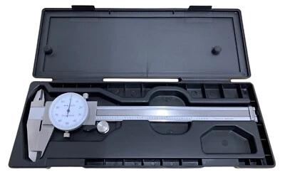 0-6" DIAL VERNIER CALIPER 0.001" GRADUATIONS RESETTABLE FACE RDGTOOLS - Image 1 of 3