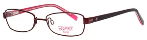 ESPRIT ET17374 546 Plum Girls Kids Rectangle Full Rim Eyeglasses 45-16-125 B:25 - Picture 1 of 15