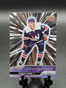2023-24 Upper Deck Series 1 Young Guns Outburst Silver Vincent Iorio RC #224