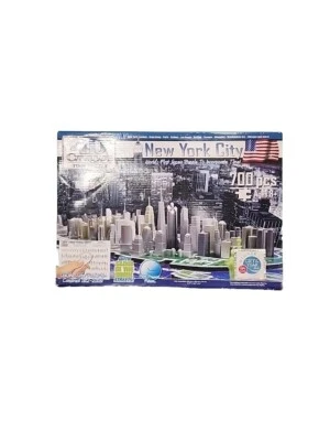 New York City 4D Cityscape Time Puzzle Glow in the Dark 700+ pieces Pre-owned  - Image 1 of 4