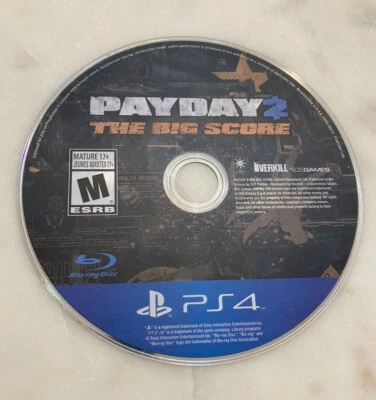 Payday 2: The Big Score  |  PS4  |  Disc Only - Image 1 of 2