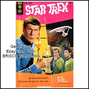 Fridge Fun Refrigerator Magnet STAR TREK COMIC BOOK COVER Issue 1 Gold Key - Picture 1 of 5