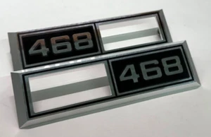 1968 Chevelle Impala Nova '468' Emblem Marker Light Bezel Front Fender Billet - Picture 1 of 15