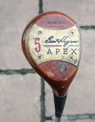 Ben Hogan Apex Persimmon #5 Wood Oil Hardened 42.5" Apex 4 Shaft Right Handed - Image 1 of 4