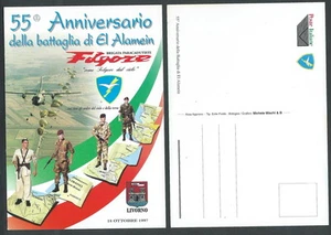 1997 ITALIA CARTOLINA POSTALE EL ALMEIN BRIGATA FOLGORE - F - Picture 1 of 1