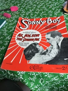 Sonny Boy Sheet Music Song From The Singing Fool - Bild 1 von 4