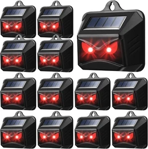 12 Pack Solar Control Light Nocturnal Animal Repeller Outdoor Animal Deterrent D - Picture 1 of 2