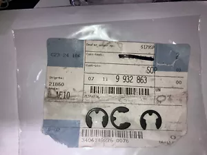 Shift Rod Circlip - Shift Rod Joint and Shift Lever Genuine For BMW 07119932863 - Picture 1 of 1