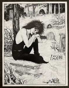 SANDMAN DEATH THE HIGH COST OF LIVING #3 POSTER AD VERTIGO DC COMICS PROMO VTG - Picture 1 of 8