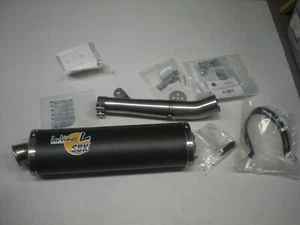 Nuevo de Lote Antiguo Leo Vince Fibra de Carbono Deslizable Escape Único 05-06 Suzuki GSX-R1000 7506 - Imagen 1 de 6