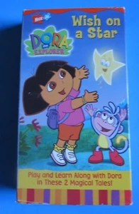 DORA THE EXPLORER~WISH ON A STAR~VHS, 2001~2 MAGICAL TALES~NICK JR~1+SHIP - Picture 1 of 7