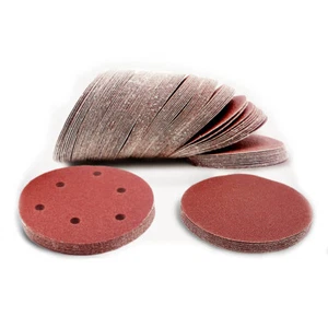 10pcs 5 inch round sandpaper unpierced for sander cutting polishing 125mm NEW - Picture 1 of 5