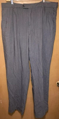 Pantalones de vestir para hombre Barry Bricken gris carbón talla 40 Foto 1 de 4