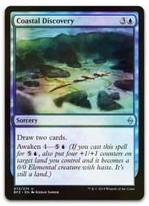 Coastal Discovery #73 (Foil) (NM) Battle for Zendikar BFZ Magic MTG - Picture 1 of 2