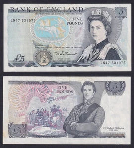Banknote United Kingdom 5 POUNDS (1980-1987) P.-378c SPL+/XF+ - Picture 1 of 1