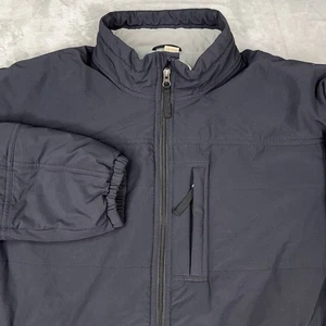 DULUTH TRADING CO Jacket Mens XL Cordura Nylon Full Zip Insulated Coat Navy Blue - Picture 1 of 22