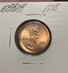 1998 Error Penny - Picture 1 of 15