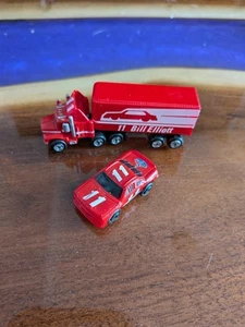 Micro Machines ‘80s Truck Trailer Car #11 Red Bill Elliott 1989 Galoob - Picture 1 of 2