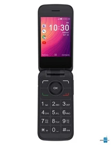 GO FLIP 3 Black 4GB 4052W (GSM Unlocked) Flip Phone - For Senior Easy Use (Re... - Picture 1 of 6