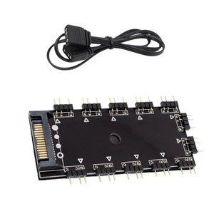 Répartiteur ARGB 12 voies 5 V 3 broches avec rallonge - Photo 1/7