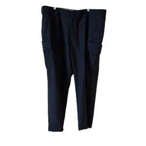 Blauer 8565 Dark Navy Pants 44 Reg X 29 Cargo Wool Blend Cut MV18112 - Picture 1 of 8