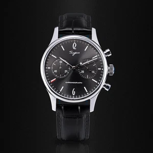 Orologio da polso movimento SEAGULL esposizione cronografo orologio meccanico luminoso - Foto 1 di 6