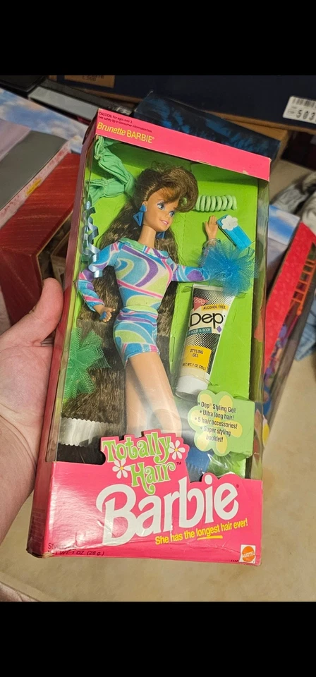 Boneca Barbie Mattel Totally Hair morena média - Imagem 1 de 1