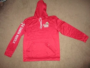 Santa Hustle Race Serie LARGE Rundhalsausschnitt Hoodie Sweatshirt 22,5" Acr Brustumfang - Bild 1 von 3