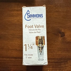 Simmons 404SB, 1-1/4" FNPT Bronze Fußventil - Bild 1 von 4