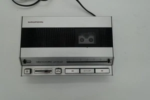 Grundig Stenorette 2002 Vintage Diktiergerät an Bastler, keine Funktion, defekt - Bild 1 von 6