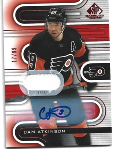 22-23 SP Game Used Autograph Jersey /99 Cam Atkinson #28 - Bild 1 von 1