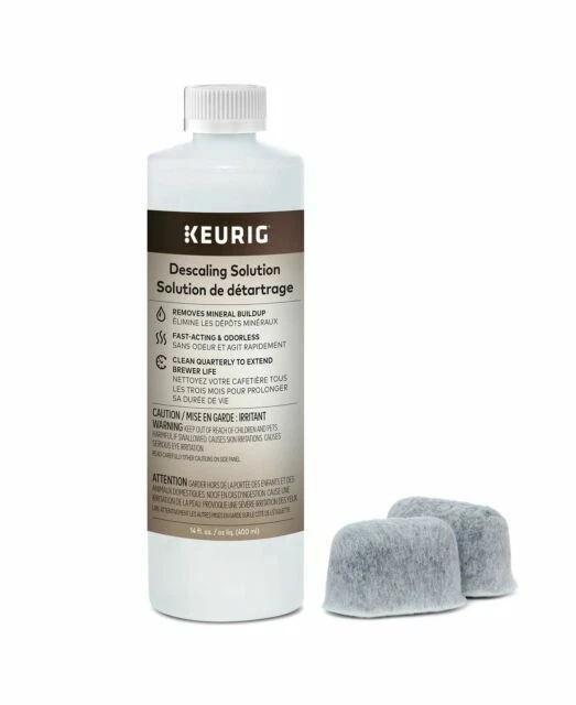 Keurig Brewer Care Kit with Descaling Solution and Water Filter Cartridges for Coffee Makers - 117574