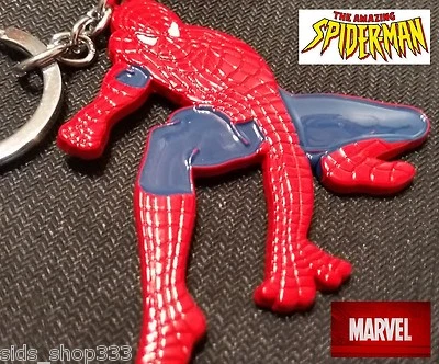 GRAN 3" Marvel Comics Spidey Spider Man Figura de Metal Llavero Llavero Cosplay Foto 1 de 4