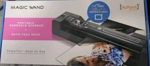 Vupoint Solutions Magic Wand Portable Handheld Scanner + Dock Sealed - Picture 1 of 7