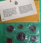 1969 CANADA 6 pièces épreuve PL ensemble RCM certificat d'enveloppe originale