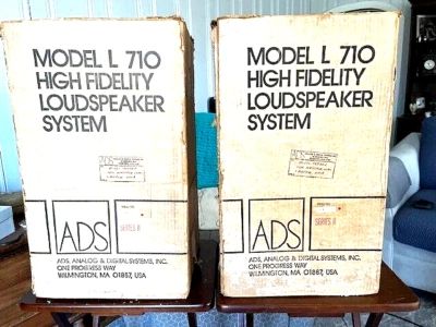 Altavoces Vintage ADS L710 Serie II CAJAS ORIGINALES HOJA DE DATOS CONTRAS. SERIE # Foto 1 de 4