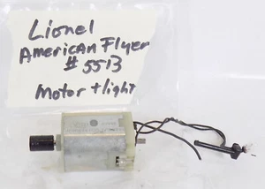 HO / LIONEL / AMERICAN FLYER #5513 / MOTOR + LIGHT / HTF PARTS - Picture 1 of 7